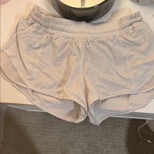 lululemon athletica Light Beige Athletic Shorts